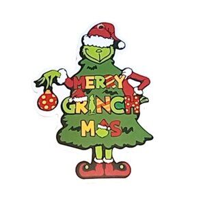 🎯 10 for $12 / Grinch Merry Christmas Chipboard Holiday Ornament Decoration